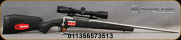 Savage - 270Win - Model 110 Apex Storm XP - Bolt Action Rifle - Matte Black Synthetic Stock/Stainless, 22"Barrel, 4 Round DBM, Vortex Crossfire II 3-9x40 Riflescope, AccuTrigger, Mfg# 57351