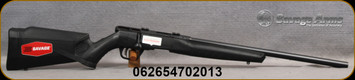 Savage - 22LR - B22 FV - Bolt Action Rifle - Black Synthetic Stock/Blued Finish, 21"Barrel, Mfg# 70201