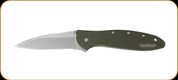 Kershaw Knives - Leek - 3" Blade - 14C28N - Olive Anodized 6061-T6 Aluminum Handle - 1660OL