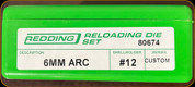 Redding - Full Length Sets - 6mm ARC - Custom - 80674