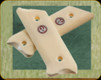 Riger - Mark II - Checkered Simulated Ivory Grips - 90254