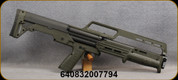 Kel-Tec - 12Ga/3"/18.5" - KS7 - Pump Action Shotgun - OD Green Synthetic Stock/Black Finish, Bull Pup Styled Action, F/O Front Sight