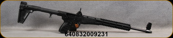 Kel-Tec - 9mm - Sub 2000 - Gen2 Glock 19 Style - Black Synthetic/Matte Black Finish, 18.5? Barrel, Non-Restricted