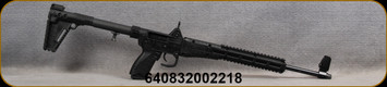 Kel-Tec - 9mm - Sub 2000 - Glock 17 Style Folding Rifle - Three Position Adjustable Stock w/Gator Grip Texturing/18.5" Barrel, 10 Round Glock 17 Mag, Non-Restricted