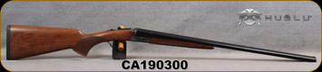 Huglu - 28Ga/2.75"/26" - Model 200A Mini - SxS Single Trigger - Turkish Walnut/Case Hardened Receiver/Blued, SKU# 8681744307277, S/N CA190300