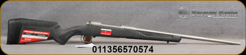 Savage - 30-06Sprg - Model 110 Storm - LH - Synthetic AccuStock w/Soft Grip Surfaces/Stainless Finish, 22"Barrel, Mfg# 57057