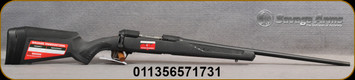 Savage - 6.5Creedmoor - Model 110 Hunter - Bolt Action Rifle - Synthetic Adjustable AccuFit AccuStock/Black Finish, 24" Barrel, 4 Round Detachable Box Magazine, Mfg# 57173