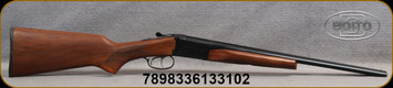 Boito - 410Ga/3"/20" - Model A-680 Coachgun - SxS Double Trigger - Walnut Stock/Blued Finish, Fixed Chokes(IC/M), Mfg# 93/227696