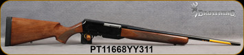 Used - Browning - 308Win - BAR MK II Safari - Walnut Stock/'Safari' Engraved Receiver/Blued Finish, 22"Barrel - Unfired, c/w lock Manual & Gun sock - store in non-original CZ Box
