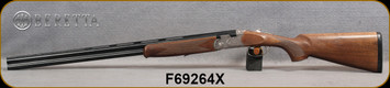 Beretta - 20Ga/3"/28" - Model 686 Silver Pigeon I - O/U - Walnut Stock w/Schnabel/Nickel Finish Engraved Receiver/Blued Barrels, 6x6Rib, Optima BoreHP Choke, Mfg# 3W48P1L2AA311, S/N F69264X