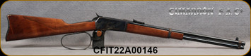 Cimarron - Chiappa - 45LC - Model 1892 "Cogburn Carbine - Big Loop Lever Action Carbine - Walnut Stock/Case Hardened Frame/Blued, 20"Barrel, Adjustable Sights, 10 Round Capacity, Mfg#AS067, S/N CFIT22A00146