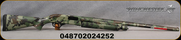 Winchester - 12Ga/3"/28" - SXP Waterfowl Hunter Woodlandr - Pump Action Shotgun - Woodland camouflage finish Composite Stock, 4 Rounds(2.75") Capacity, TRUGLO® fiber-optic sight, Three Invector-Plus choke tubes (F, M, IC), Mfg# 512433392