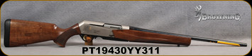 Browning - 270Win - BAR Mark III - Oil Finish Grade II walnut stock/enhanced, high-relief engraved satin nickel finish/Hammer-forged, 22"barrel, Mfg# 031047224, S/N PT19430YY311