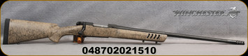 Winchester - 6.5PRC - Model 70 Long Range MB - Bolt Action Rifle - Tan/Black Spider Web Bell & Carlson Stock w/Vented Forend/Matte Blued Finish, 24"Barrel, Mfg# 535243294