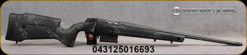 Bergara - 6.5Creedmoor - Model B14 Crest - Monocoque Carbon Fiber Stock/Sniper Gray Cerakote Finish, 20"Fluted Barrel w/Omni Brake, Mfg# B14S752
