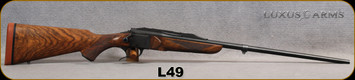 Consign - Luxus - 7mm-08 - M10 - High Grade Walnut Stock/Blued Finish, 26"Barrel, c/w 1 set each Talleys (30mm) & (1") - only 30rds fired