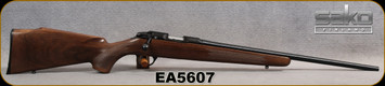 Sako - 22LR - Finnfire II Hunter - Rimfire Bolt Action Rifle - Oil Finish Walnut Monte Carlo Style Stock/Blued, 22"Cold Hammer Forged Light Hunting Contour Barrel, 4rds, No Sight, 2-4lb Adjustable Trigger, Mfg# S1B051610, S/N EA5607