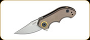 Zero Tolerance - Tim Galyean Flipper Knife - 1.8" Blade  - CPM-20CV Stainless Steel - Bronze Titanium Handle - 0022TIBRZ