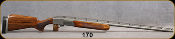 Consign - Ljutic - 12Ga/2.75"/34" - Stainless Mono Gun - Select Walnut Stock w/Adjustable Butt Pad/Stainless Finish, Vent-Rib Barrel, can be set for Extraction or Ejection, Full Choke, 15"LOP - in Aluminum Hard Case