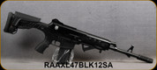 Revolution Armory - 12Ga/3"/20" - AXL47 - Semi Auto - Vertical Magazine - Black Finish, Anodized Aluminum Receiver, Detachable Magazines(5+1), Mfg# RA-AXL47-BLK-12SA - SHOP DEMO