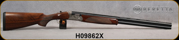 Beretta - 12Ga/3"/28" - Model 687 Silver Pigeon III - Field O/U - Grade AA Walnut w/Scnabel Forend/5-axis Laser Engraved Nickel Receiver/Blued, OCHP, 6x6mm Rib, Mfg# 3W56P5N2AA311, S/N H09862X