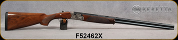 Beretta - 28Ga/2.75"/28" - Model 687 Silver Pigeon III - O/U - Select Grade Walnut Stock w/Schnabel Forend/Engraved Receiver/Blued Barrel, OCHP, Mfg# 3W57PEN2AA311, S/N F52462X