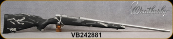 Used - Weatherby - 30-06Sprg - Vanguard Accuguard IBEX - Bolt Action Rifle - IBEX Light Grey/Dark Grey over Black base camo Polymer Stock/Matte Stainless Finish, 24"Fluted Barrel  Mfg# VA84306SR4O - small blemish on bolt handle