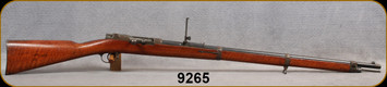 Consign - Mauser - 11mm - Model 71/84 Danzig Mauser Rifle - Wood Full Stock/Blued, 32"Barrel, Numbers matching