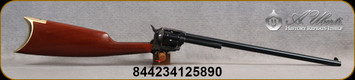 Cimarron - Uberti - 44-40Win - Revolving Carbine - SA Revolver Rifle - Walnut Stock/Brass Butt Plate/Case Hardened Frame/Blued, 18"Round Barrel, 6 Rounds - Mfg# MP429 - STOCK IMAGE
