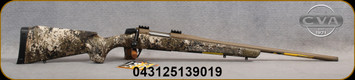 CVA - 6.5Creedmoor - Cascade - Bolt Action Rifle - Veil Wideland Camouflage Synthetic Stock/Flat Dark Earth Cerakote Finish, 22"Threaded Barrel, 4 Round Capacity, Mfg# CR3901C