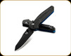 Benchmade Knives - Mini Osborne - 2.92" Blade - CPM-S30V - Black G10 w/Blue - 945BK-1