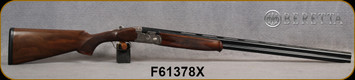 Beretta - 20Ga/3"/30" - Model 686 Silver Pigeon I - O/U - Walnut Stock/scroll-engraved receiver/Blued Barrels, 6x6Rib, Mfg# 3W48P1L3AA311, S/N F61378X