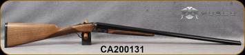 Huglu - 28Ga/2.75"/28" - 200A Mini - SxS Single Trigger - Grade AA Turkish Walnut/Case Hardened Receiver/Chrome-Lined  Barrels, 5pc. Mobile Choke, SKU# 8681715398150-2, S/N CA200131