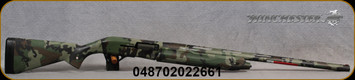 Winchester - 12Ga/3.5"/28" - SX4 Waterfowl Hunter Woodland - Gas Operated Semi-Auto - Woodland camouflage finish Composite stock and forearm, TRUGLO fiber-optic sight, Mfg# 511289292