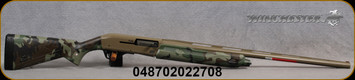 Winchester - 12Ga/3.5"/28" - SX4 Hybrid Hunter Woodland - Gas Operated Semi-Auto - Woodland camouflage finish Composite stock and forearm/Flat Dark Earth (FDE) Cerakote finish Aluminum alloy receiver, TRUGLO fiber-optic sight, Mfg# 511290292