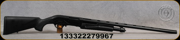 Hatsan - 12Ga/3"/28" - Field Hunter - Pump Action - Black Synthetic Stock & Forend/Blued Finish, 5pcs(F, IM, M, IC, CYL)chokes, Mfg# 227996