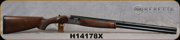 Beretta - 12Ga/3"/30" - Model 686 Silver Pigeon I - Oil-finish walnut Pistol Grip Stock w/Schnabel Forend/Floral engraved Coin Finish Receiver/Blued Barrels, OCHP, 6x6Rib, Mfg# A3W46P1L3AA311, S/N H14178X