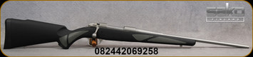 Sako - 7mm-08Rem - 85S Finnlight - Reinforced black polymer/grey w/Soft Touch surface treatment/Stainless, Fluted 20.4", Mfg# SBV26NL1AB/JRSFL52