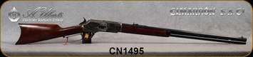 Cimarron - Uberti - 45-75 - 1876 Centennial Rifle - Lever Action - Walnut Stock/Case Hardened Receiver/Blued, 28"Octagonal Barrel, Mfg# CA2501, S/N CN1495