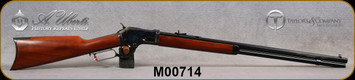 Taylor's & Co - Uberti - 44-40 - Model 1883 Burgess Rifle - Lever Action Rifle - Select Grade Walnut Stock/Case Hardened Frame/Blued, 25.5"Octagonal Barrel, Mfg# 550269, S/N M00714