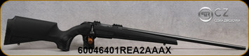 CZ - 223Rem - Model 600 ALPHA - Black Soft-Touch Polymer Stock w/Serrated Grip Zones/Blued Finish, 24"Threaded Semi-Heavy Barrel, Mfg# 6004-6401-REA2AAAX
