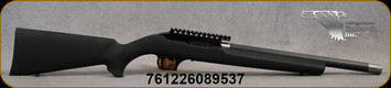 Magnum Research - 22LR - Magnum Lite SwitchBolt - Semi Auto Rifle - Hogue OverMolded Black Stock/Carbon Barrel, 17"Barrel, Mfg# SSH22GT