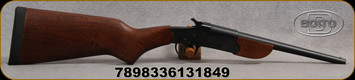 Boito - 410Ga/3"/12" - Hiker Shotgun - Single Sgot - Walnut Stock/Matte Black Finish, Fixed full choke, Mfg# 649