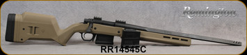 Consign - Remington - 308Win - Model 700VTR - FDE Magpul Stock/Blued Finish, 22"Triangular Barrel w/integral brake, c/w (2)5rd magazines, Magpul Bottom Metal, Timney Trigger - unfired, no box