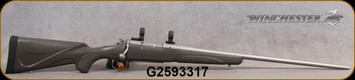 Consign - Winchester - 300WSM - Model 70 - Grey Synthetic Stock/Matte Stainless, 24"Barrel, c/w Leupold 1"Rings