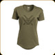 Vortex - Women's Core Logo T-Shirt - Military Heather - X-Small - 221-23-MIH-XS