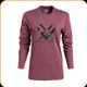 Vortex - Women's Camo Core Logo Long Sleeve T-Shirt - Burgundy - Medium - 222-17-BHE-M