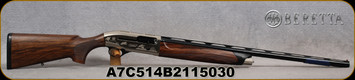 Beretta - 12Ga/3"/28" - Model A400 Upland - Semi-Auto - Walnut Stock/Laser Engraved Nickel Receiver/Blued, Vent-Rib Barrel, Mfg# A7C514B2115030 - STOCK IMAGE