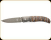 Browning - Damascus Folding Knife - 3" Blade - Damascus - Mammoth Tooth Handle - 3220242