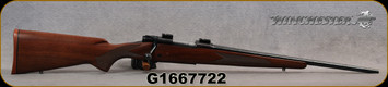 Consign - Winchester - 22-250Rem - Model 70 Carbine - Checkered Satin Walnut Stock/Blued Finish, 20"Barrel, factory Recoil Pad, Weaver bases - only 50rds fired